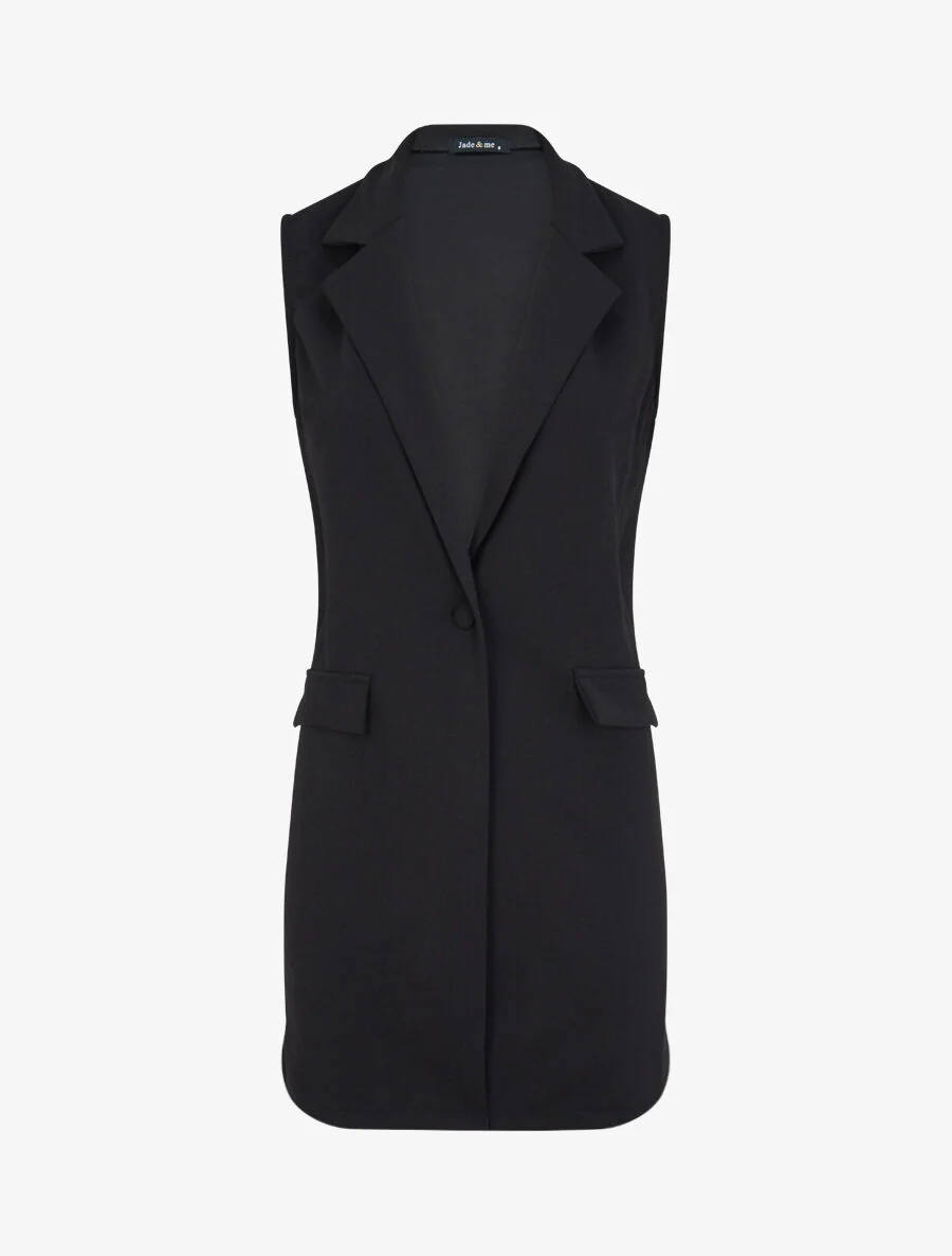 Blazer sans manches - Noir