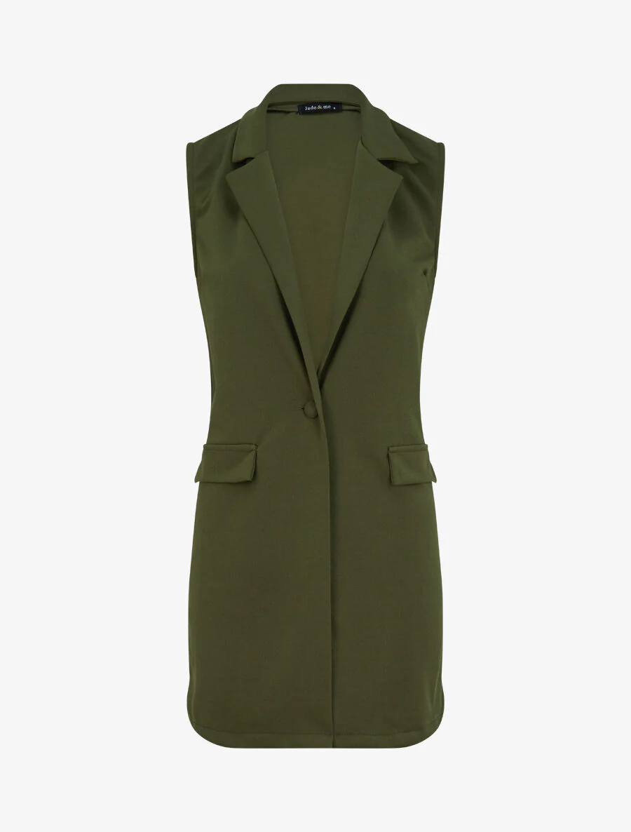 Blazer sans manches - Kaki