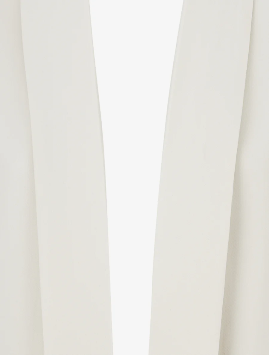 Blazer uni à manches longue - beige - Image 3