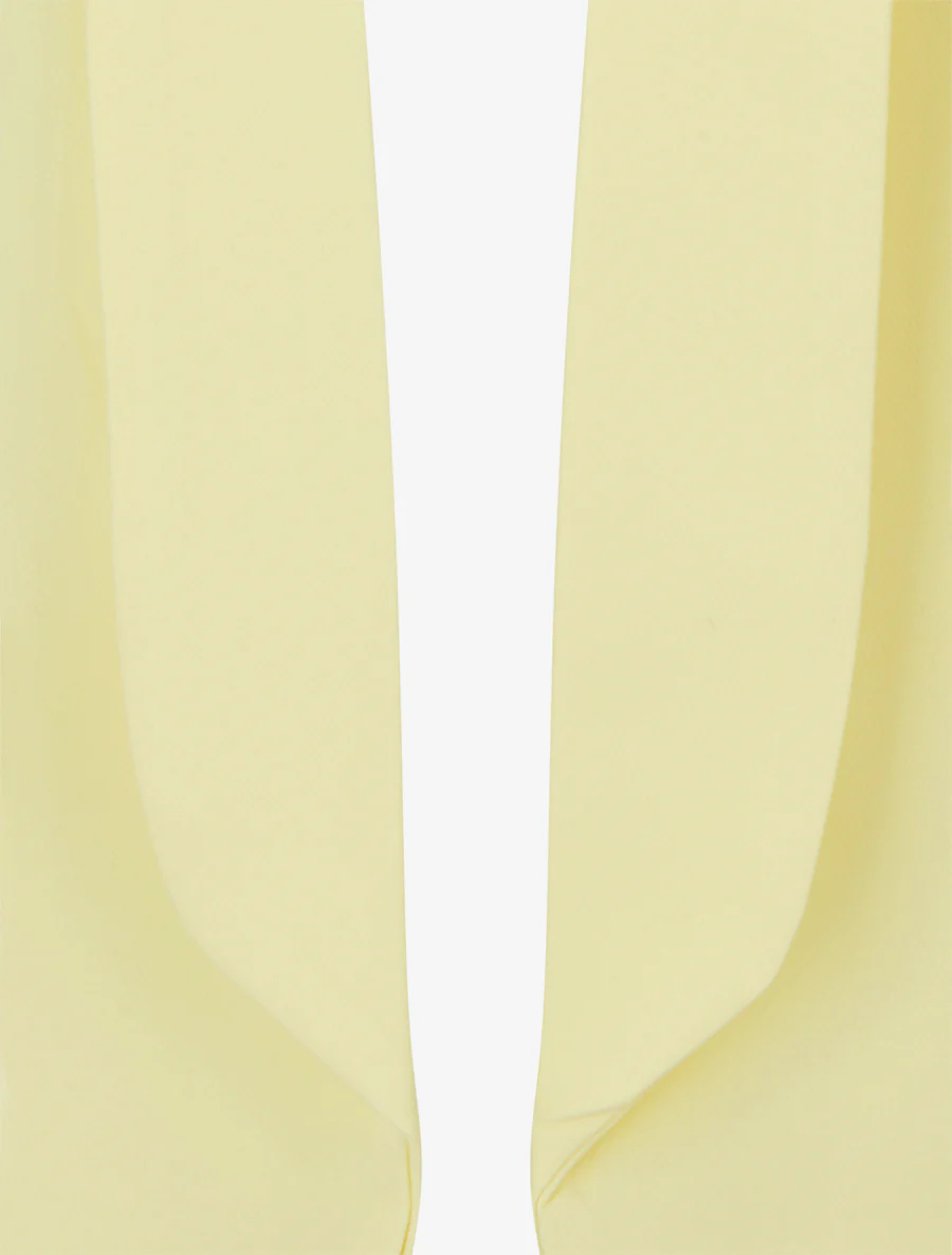 Blazer uni à manches longue - jaune citron - Image 3