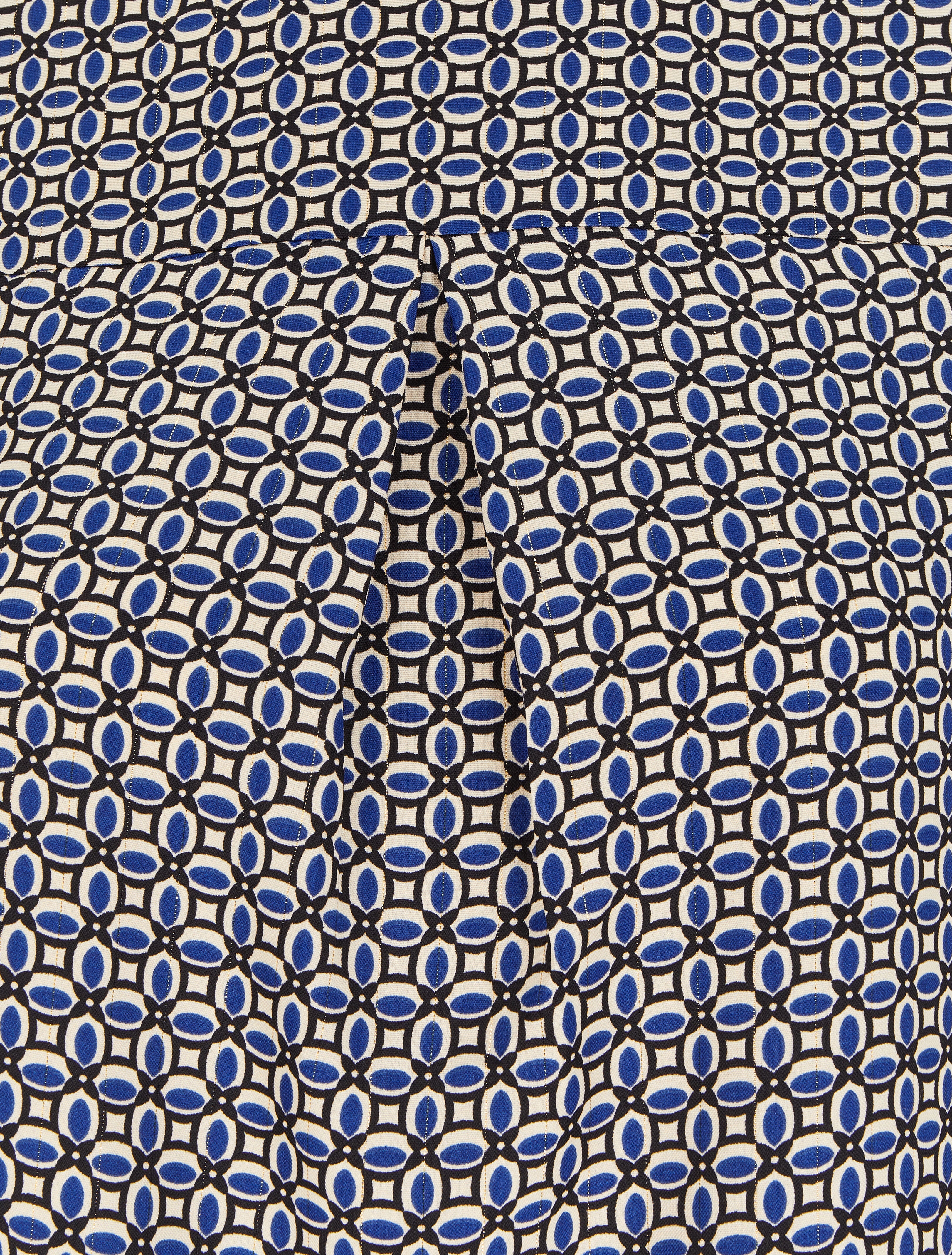 Blouse à motifs graphiques - Bleu - Image 3