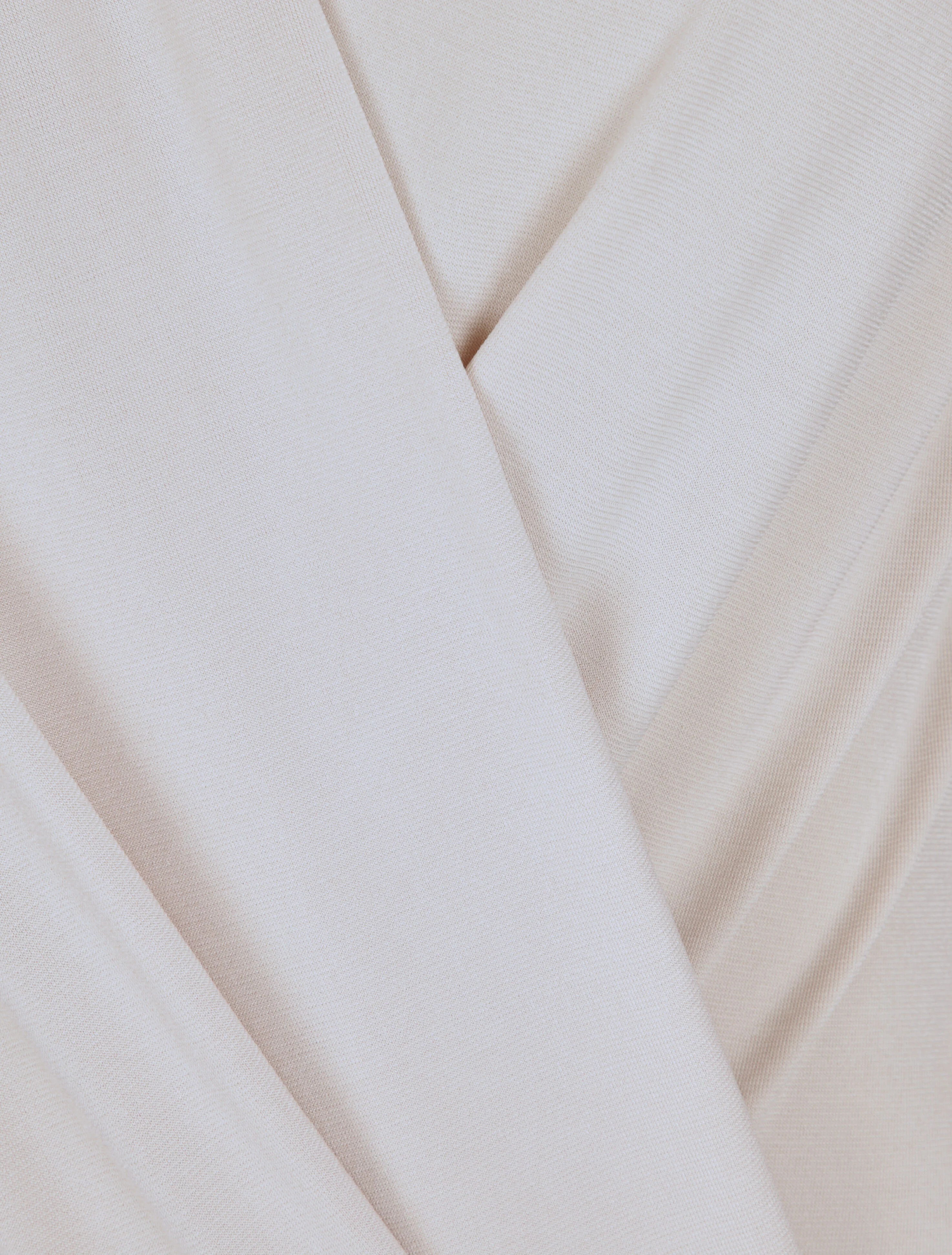 Body drapé à col cache-coeur - Beige - Image 3