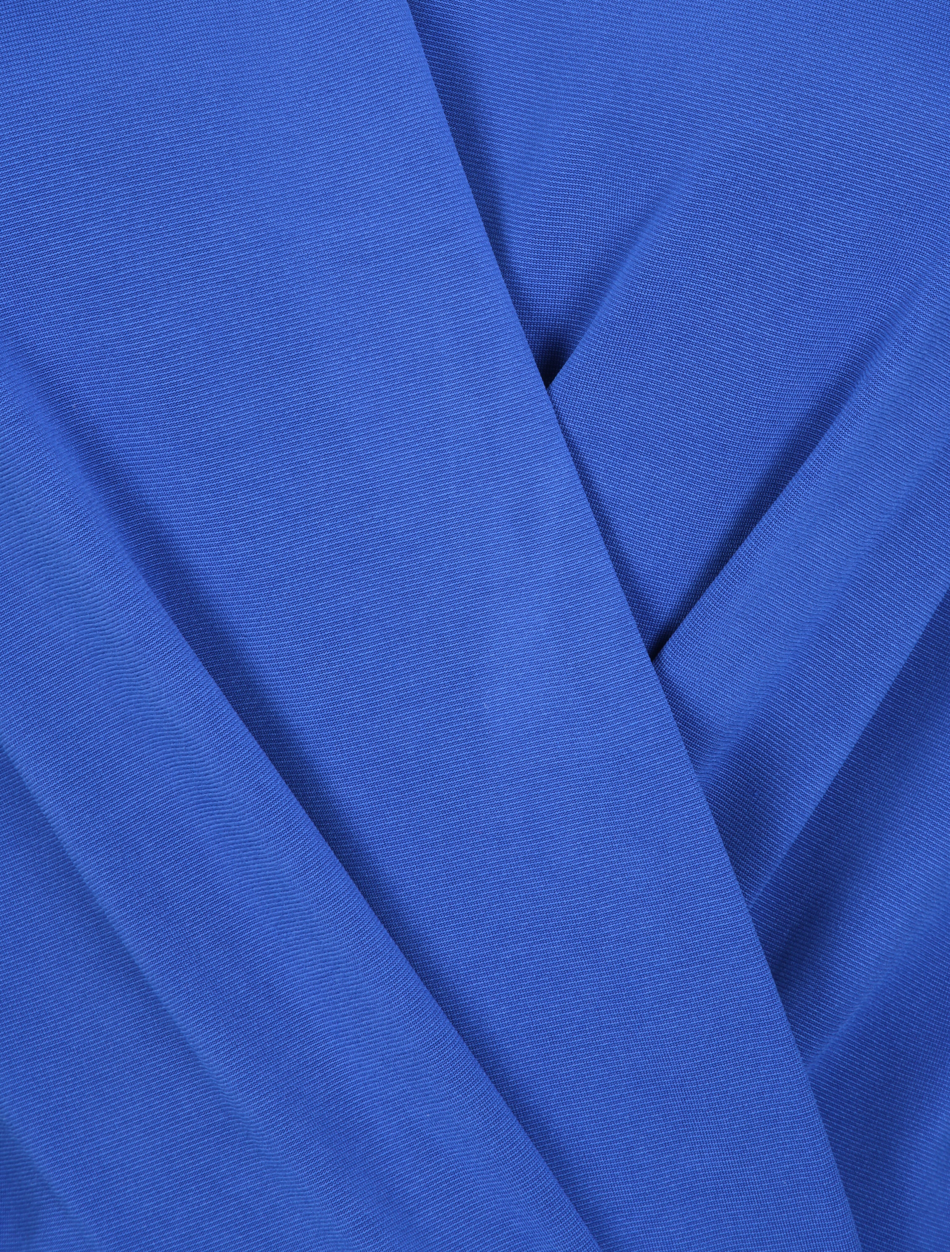 Body drapé à col cache-coeur - Bleu roi - Image 3