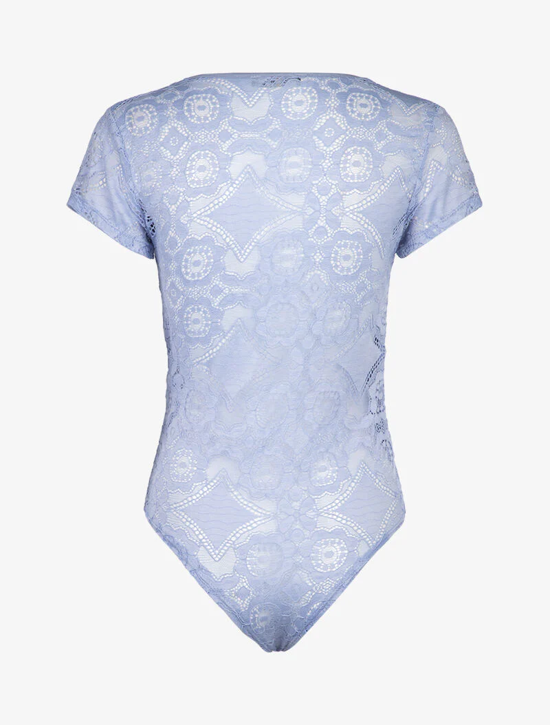 Body en dentelle - bleu ciel - Image 2