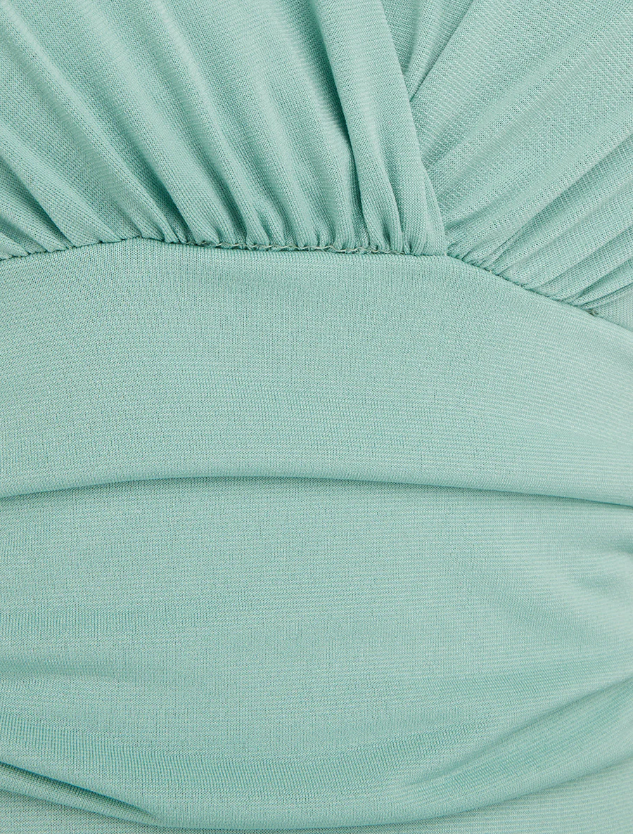 Body uni à dos nu - Vert d'eau - Image 3