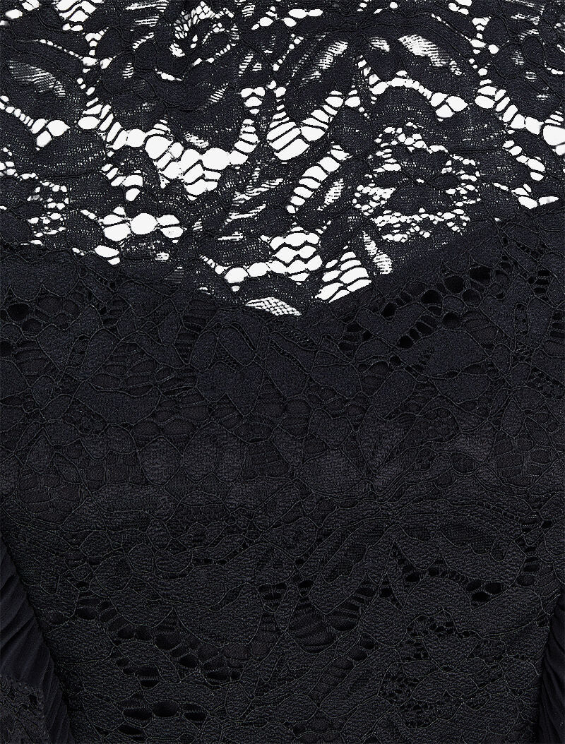 Body volanté en dentelle - Noir - Image 3