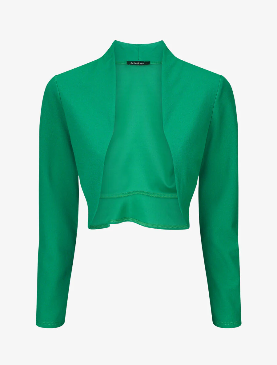 Boléro classique col droit - Vert