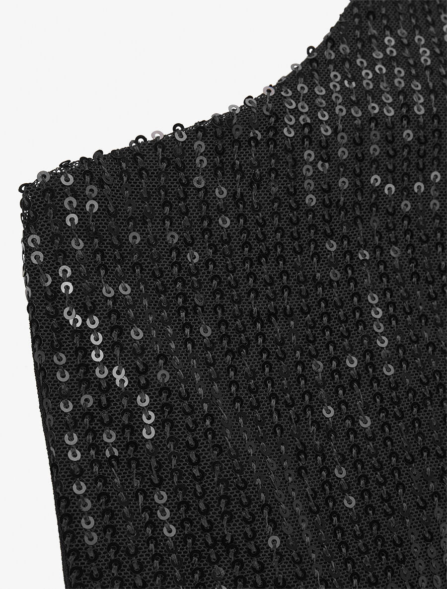 Boléro en sequins - Noir - Image 3