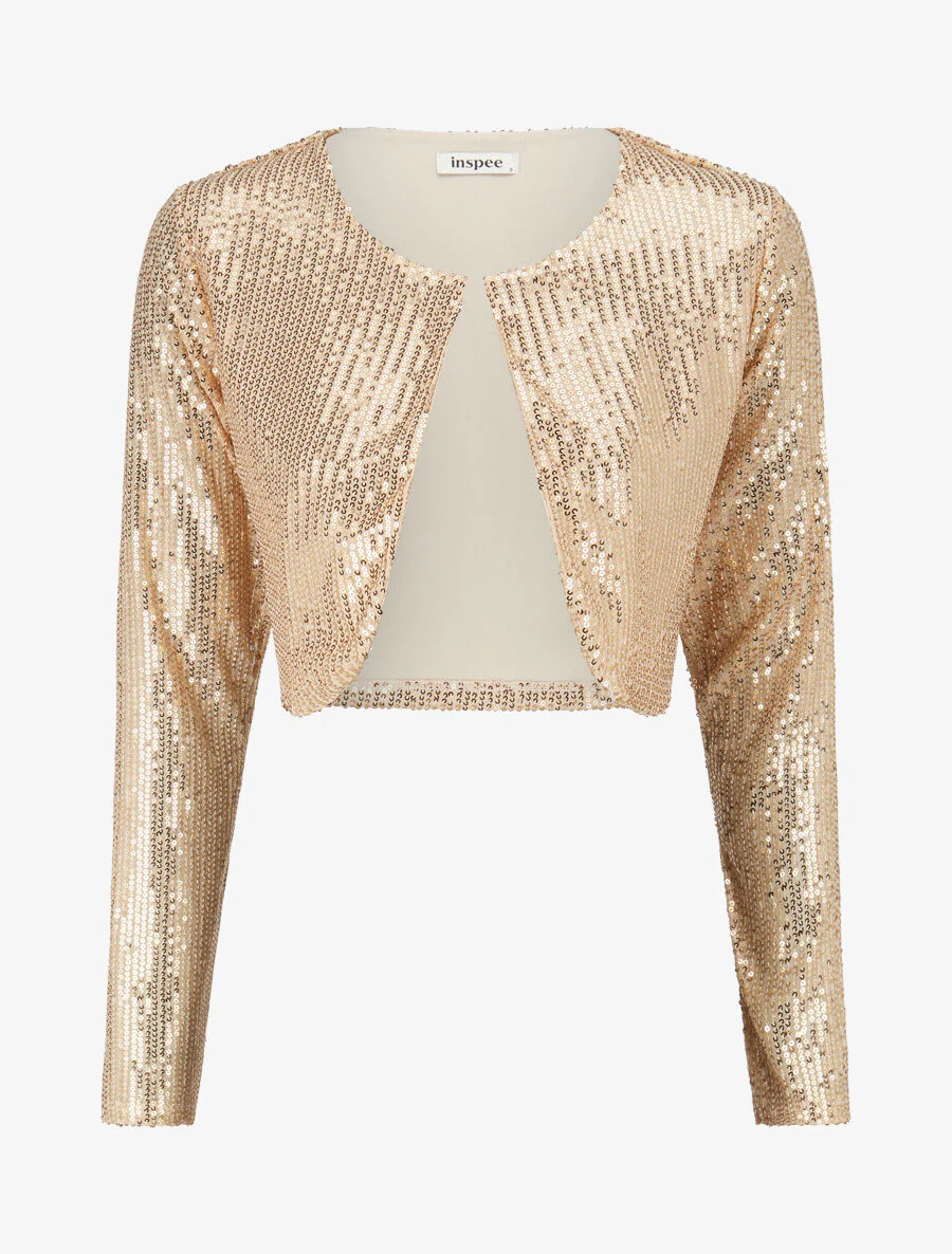 Boléro en sequins - Or