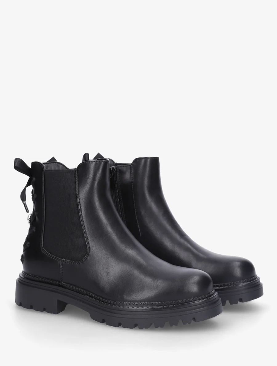 Boots à noeud - Noir - Image 4