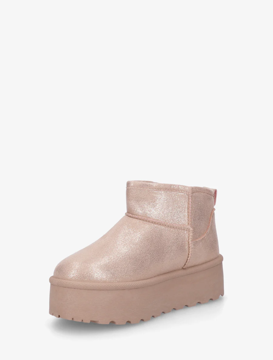 Boots irisées à semelle plateforme - Rose - Image 3