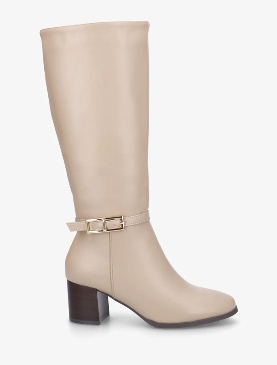 Bottes classiques à boucle - Beige