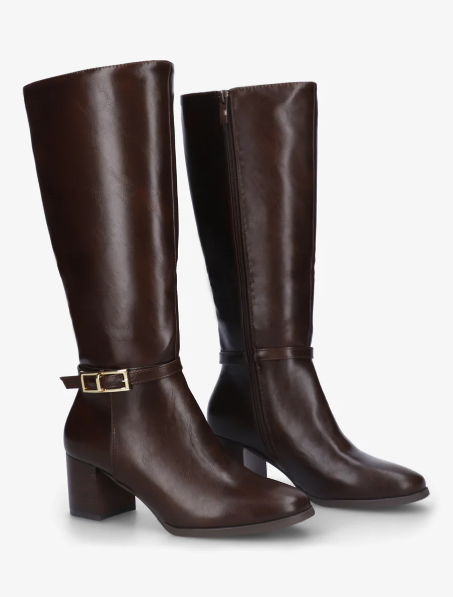 Bottes classiques à boucle - Marron - Image 4