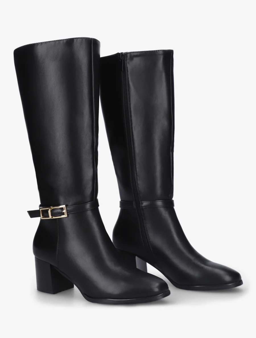 Bottes classiques à boucle - Noir - Image 4
