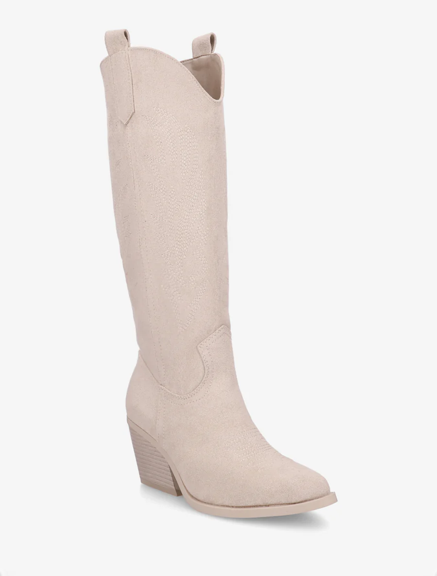 Bottes style santiags - Beige - Image 2