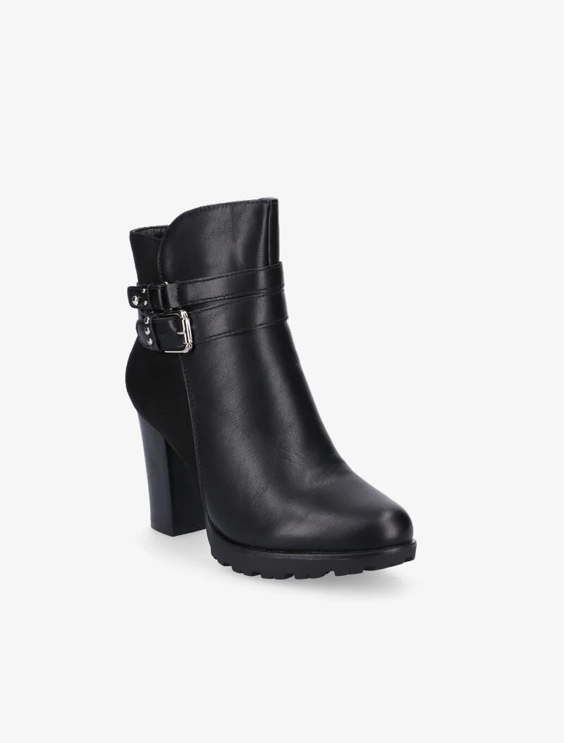 Bottines à double sangles à la cheville - noir - Image 2