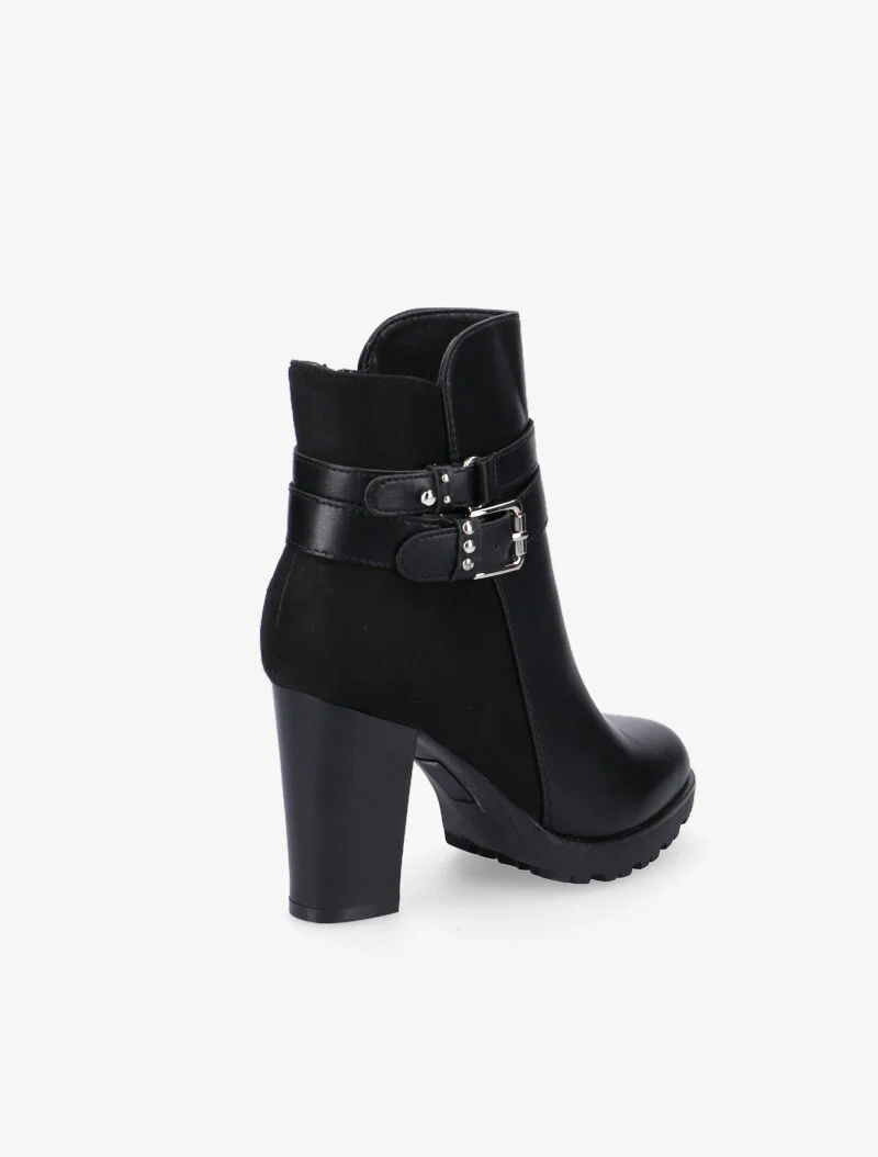 Bottines à double sangles à la cheville - noir - Image 4