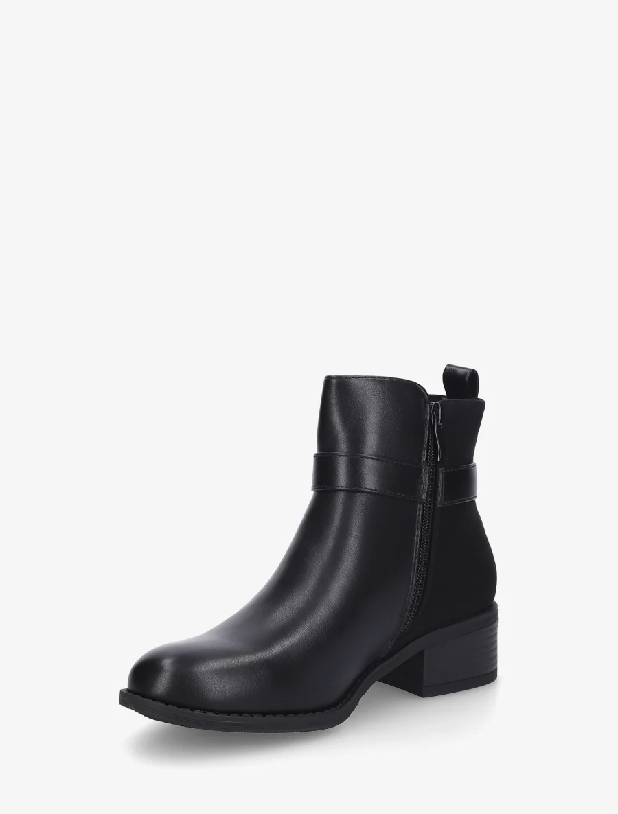 Bottines à empiècement métal - Noir - Image 3