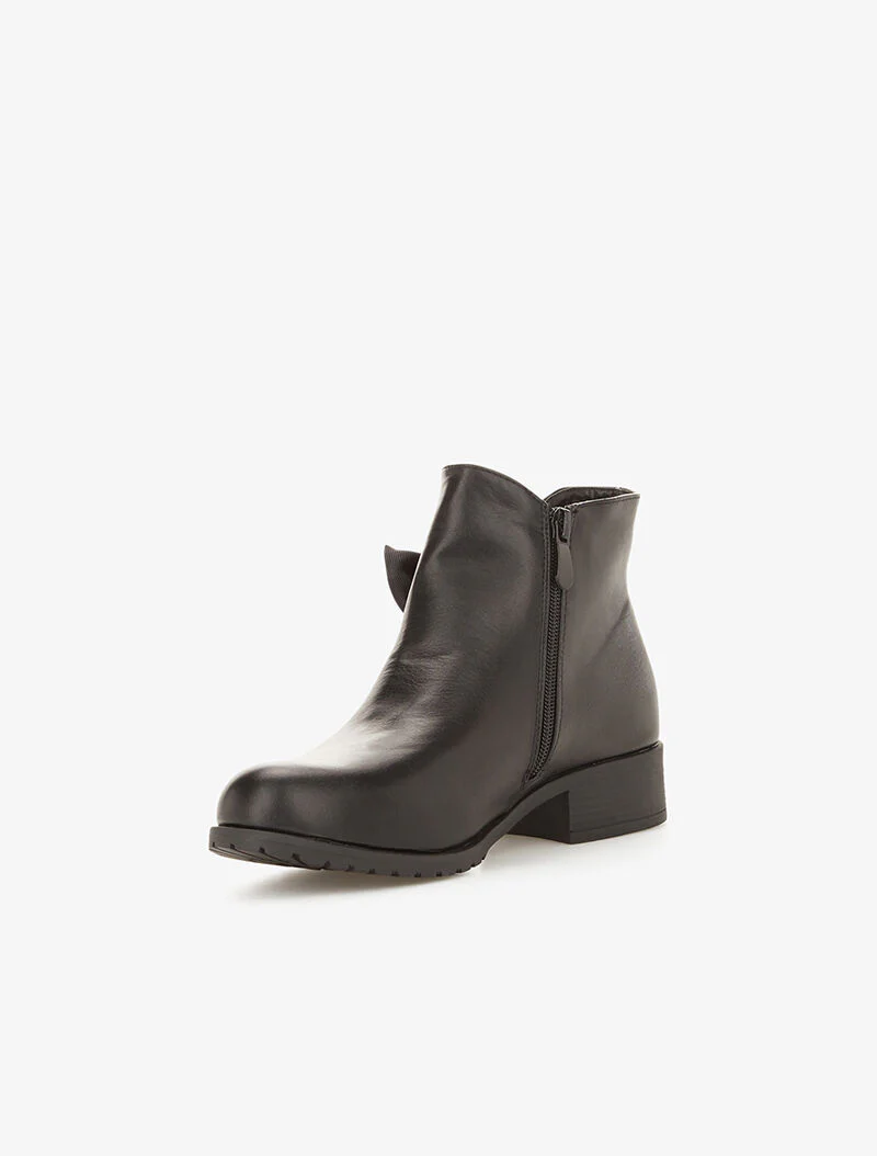Bottines à rubans noeuds décoratifs - noir - Image 3