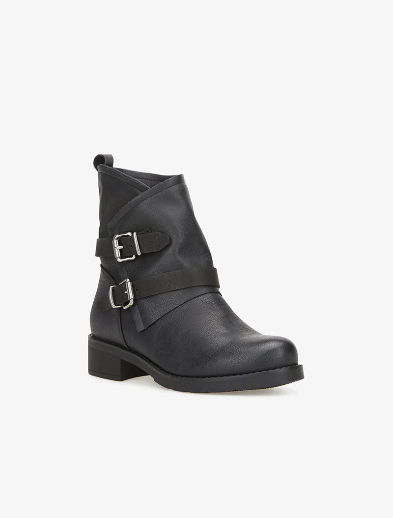Bottines à sangles - noir - Image 3