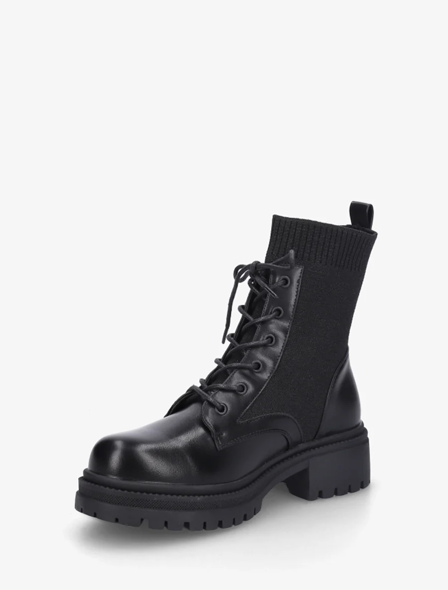Bottines chaussettes - Noir - Image 3