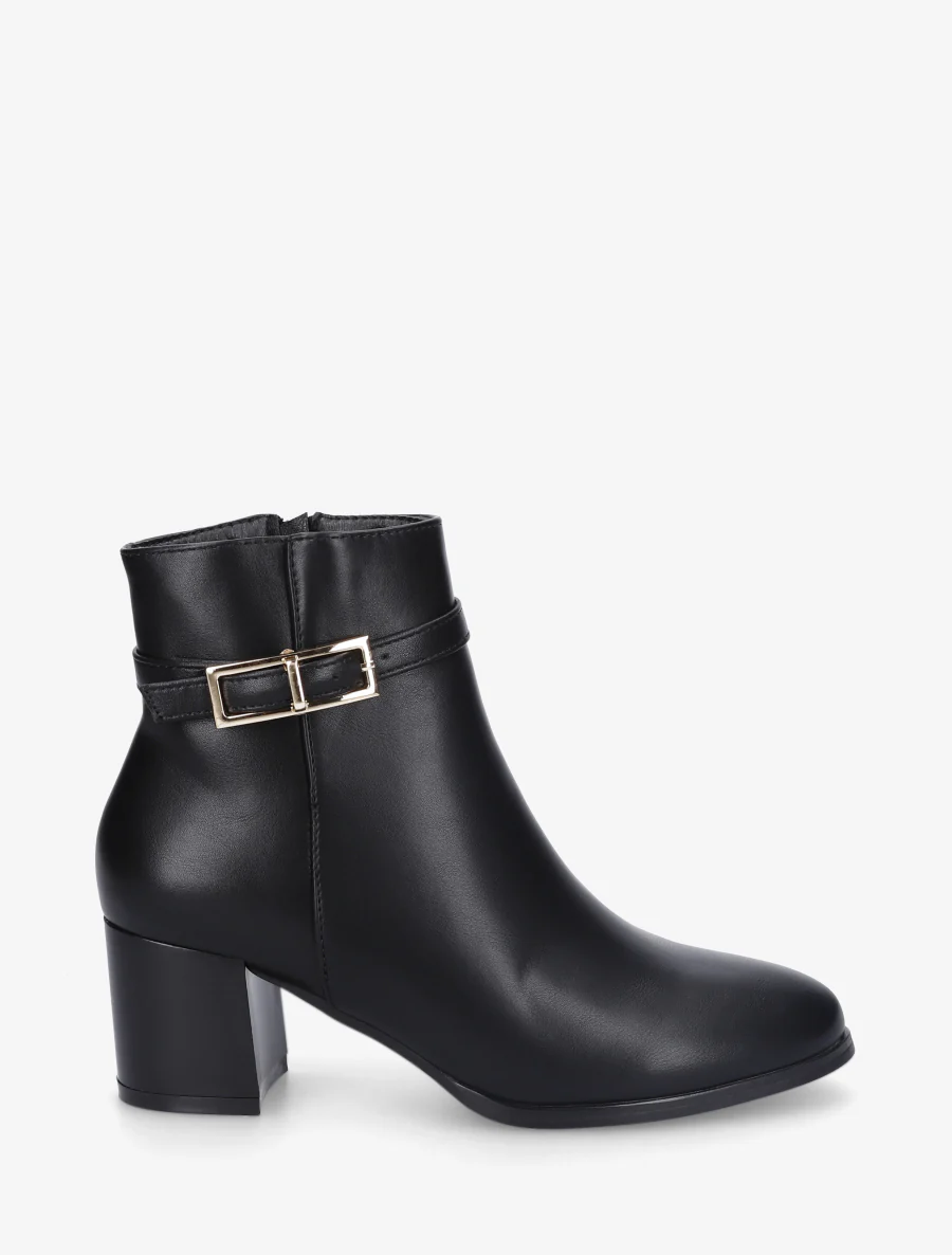 Bottines classiques à boucle - Noir
