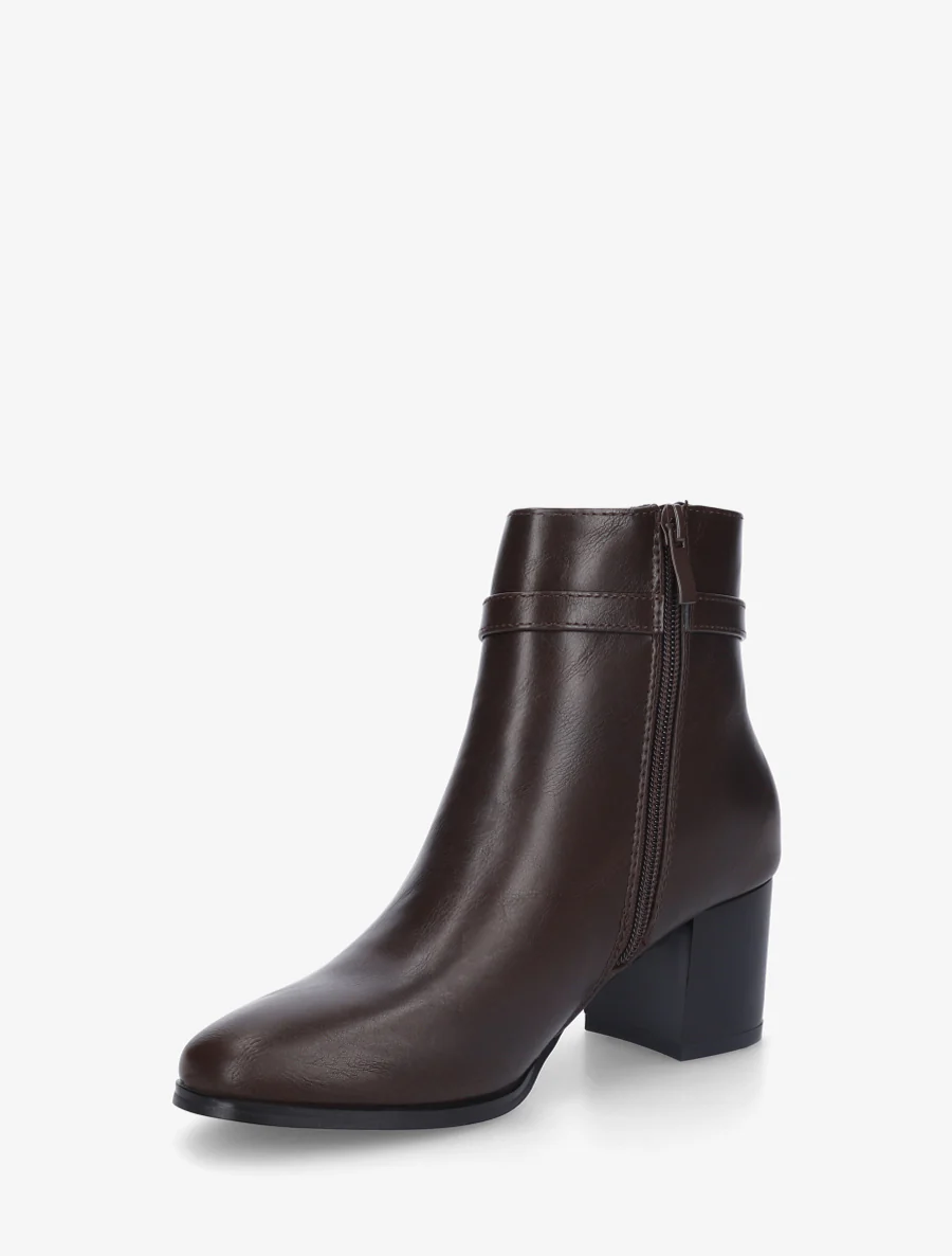 Bottines classiques à boucle - Marron - Image 3