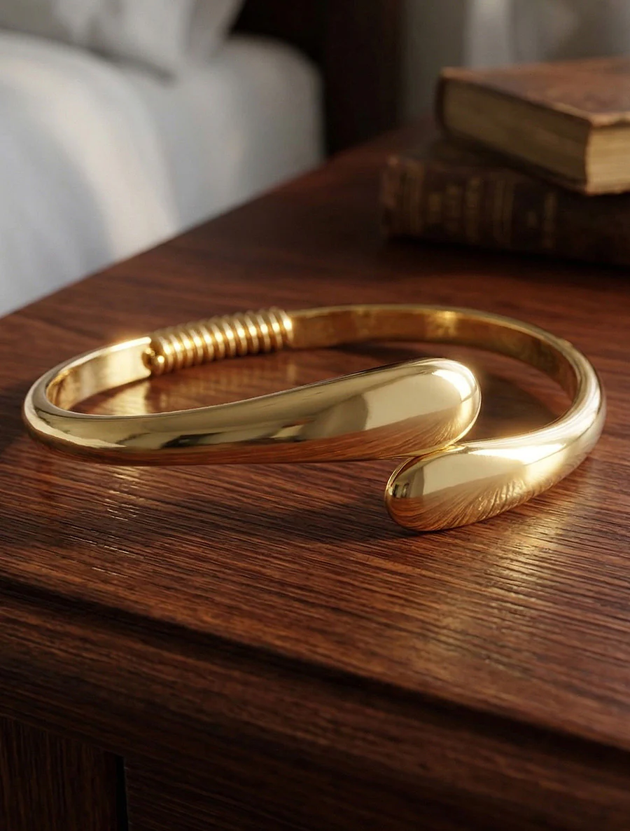 Bracelet jonc bold - Or