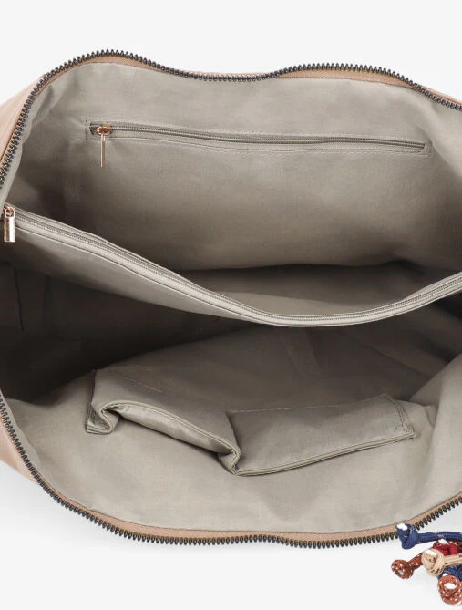 Cabas Fiorella - Taupe - Image 5