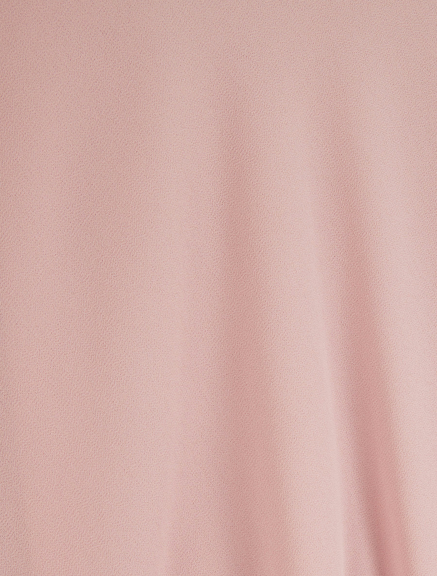 Caraco en voile à bretelles motif coeur - Rose - Image 3