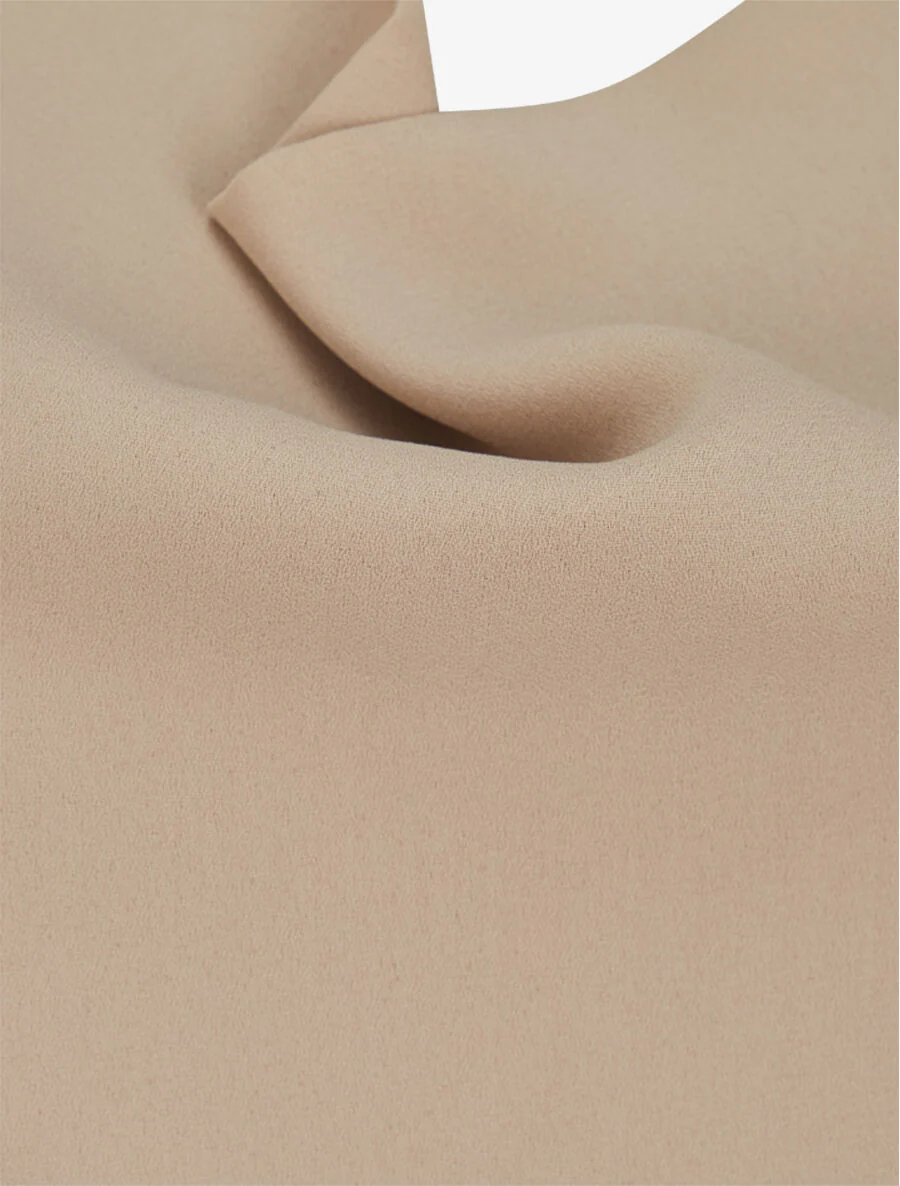 Caraco en voile à col bénitier - Beige - Image 3