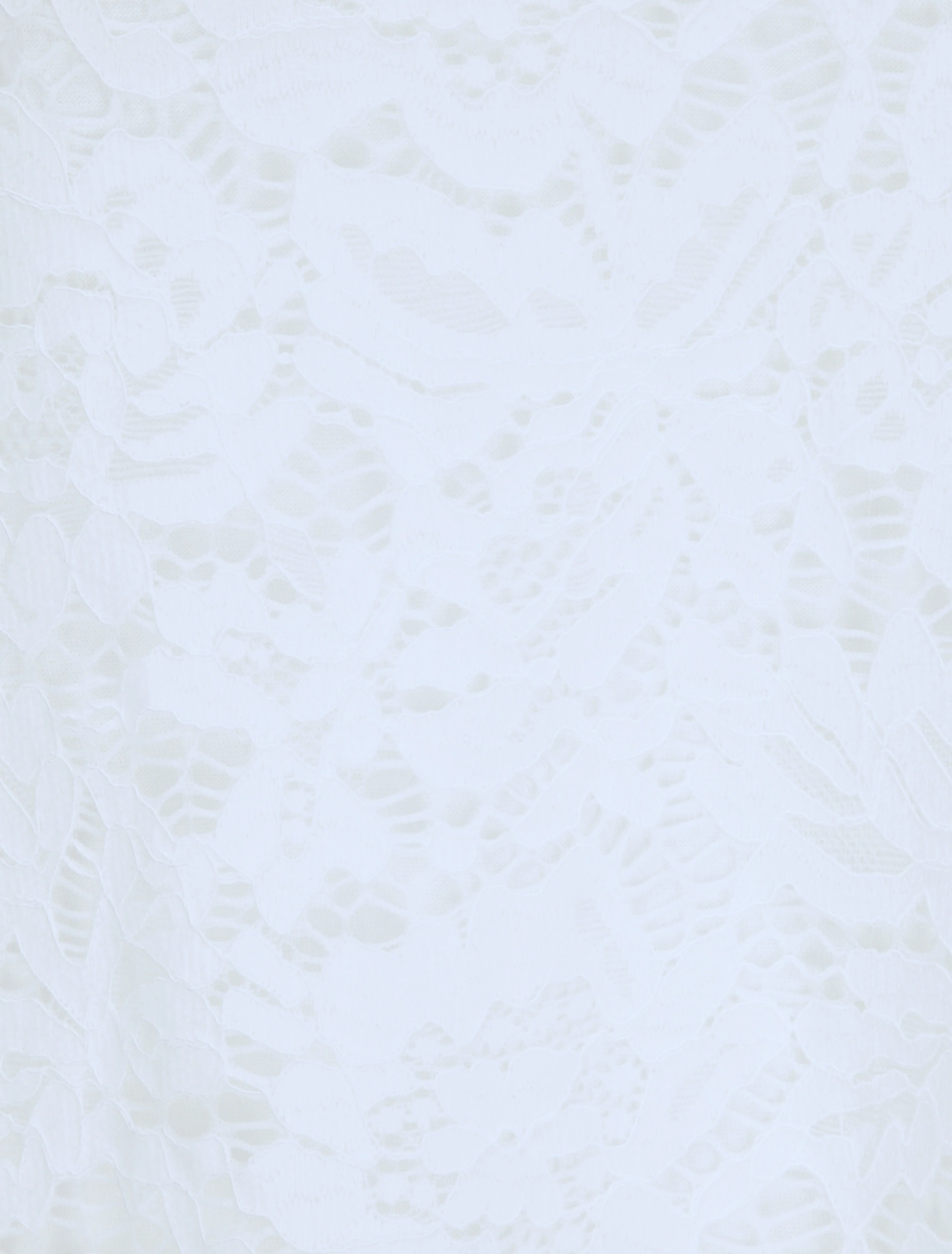 Caraco fluide coupe droite en dentelle - Blanc - Image 4