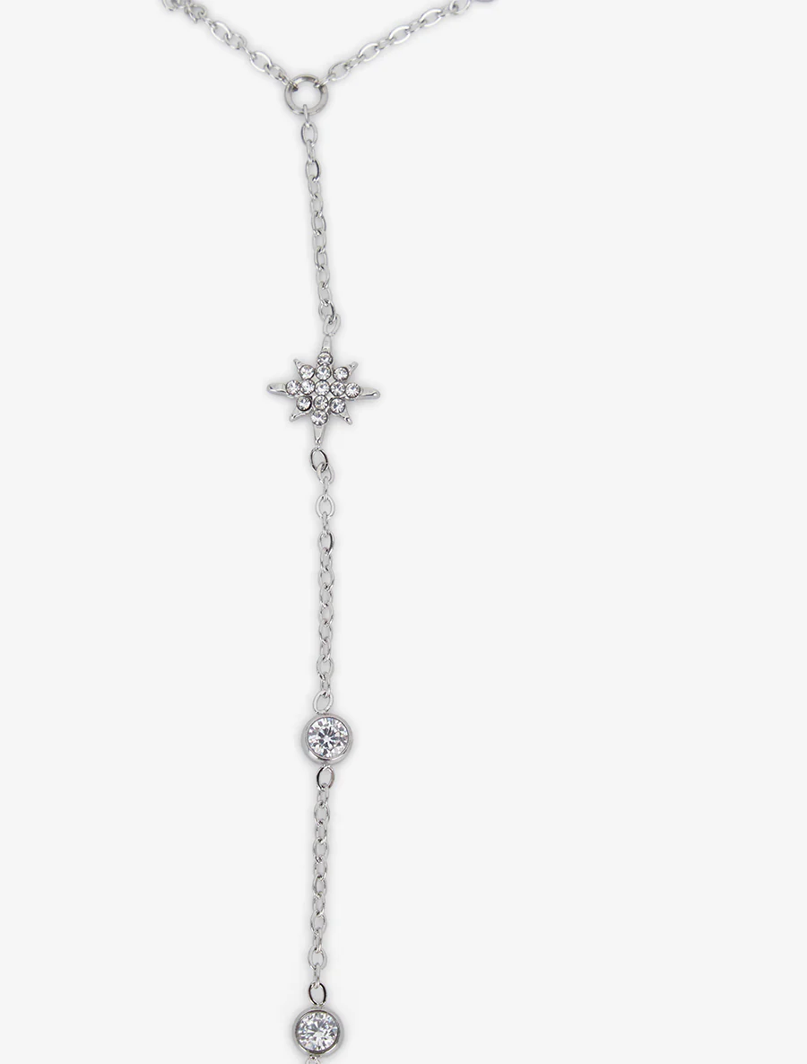 Chaîne de main étoile et zircons blancs - Argent - Image 3