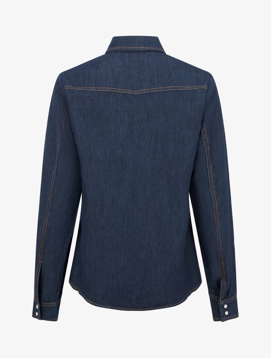 Chemise en jean basique - Bleu brut - Image 2