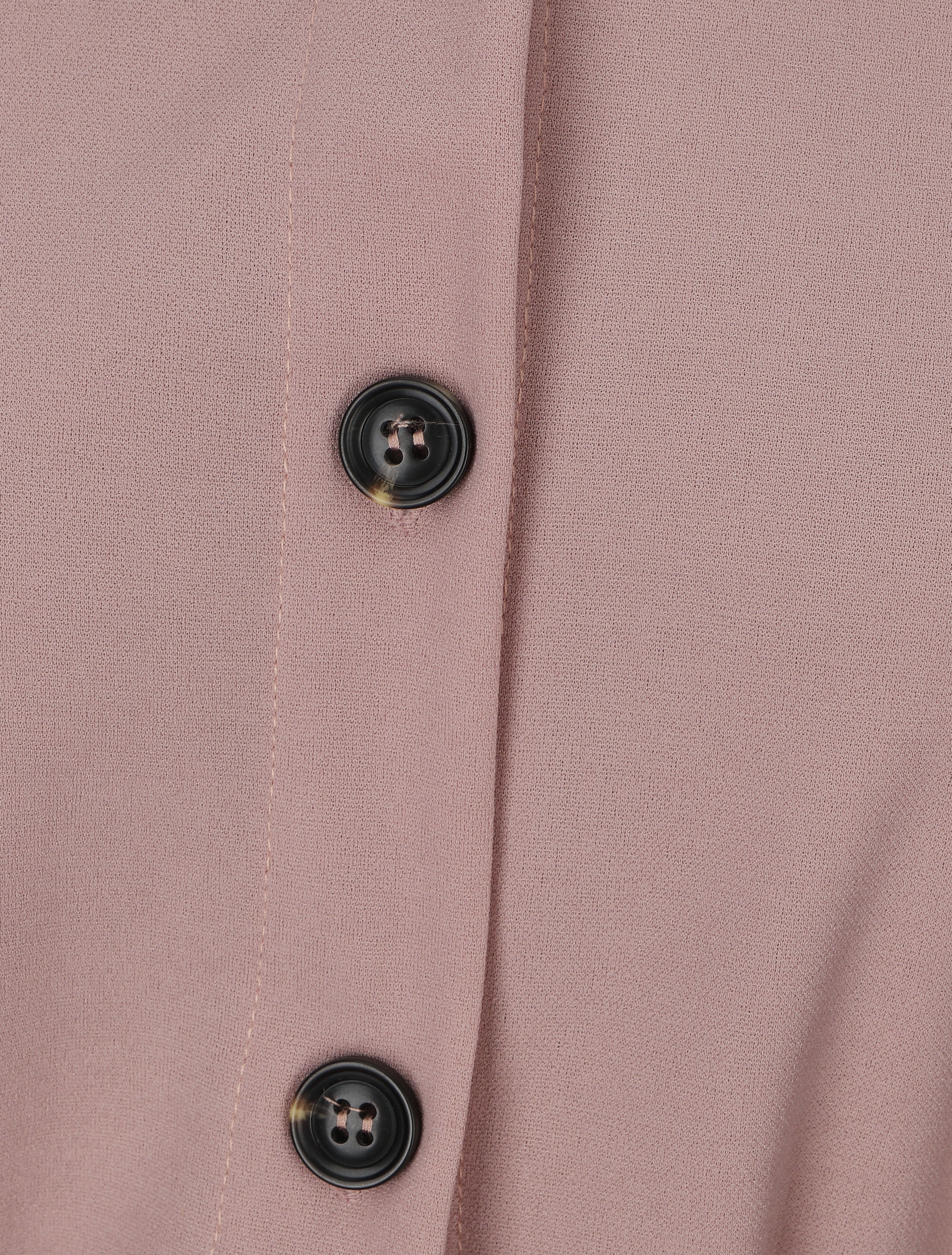 Chemise unie et liens à nouer - Vieux rose - Image 3