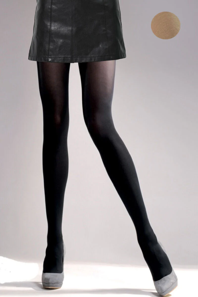 Collants unis 50 deniers - beige