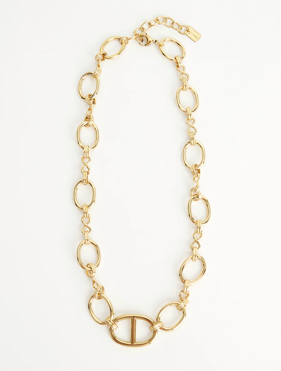 Collier à maillons ovales - Or - Image 2