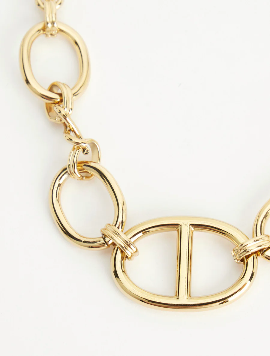 Collier à maillons ovales - Or - Image 3