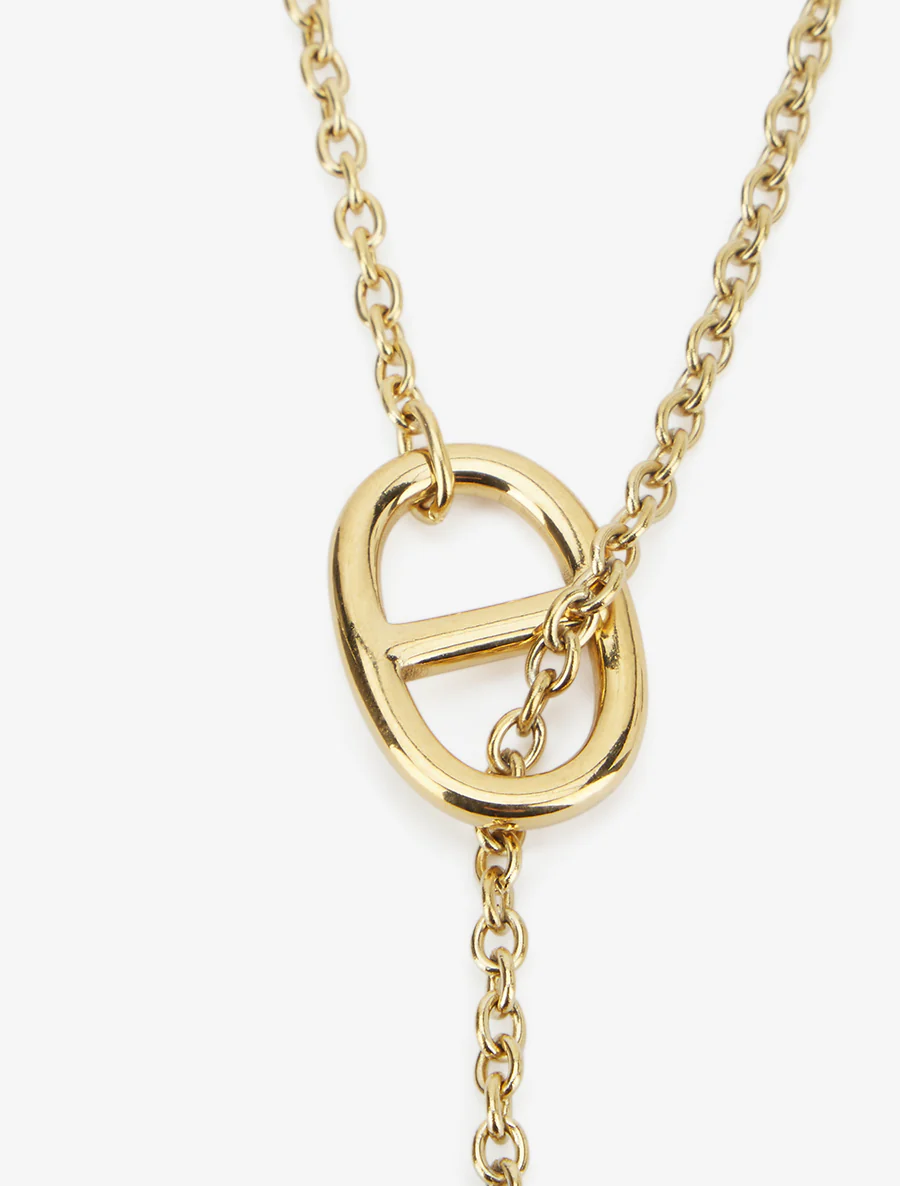 Collier en Y à maillon marin - Or - Image 3