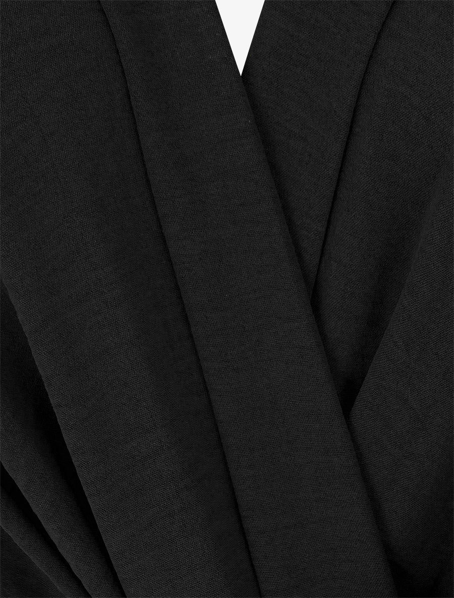 Combinaison sans manches à col cache-coeur - Noir - Image 3