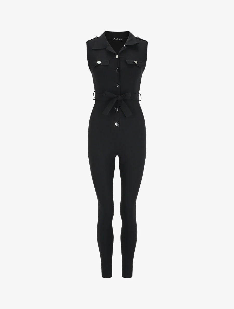 Combinaison stretch slim - Noir