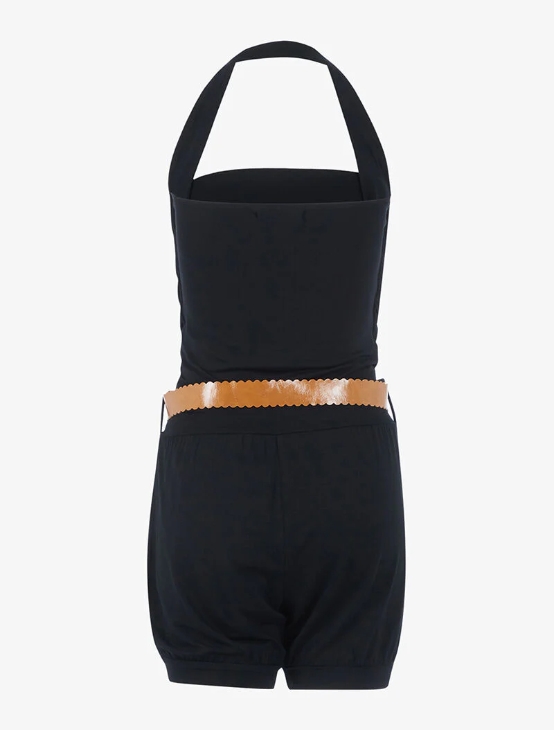 Combishort ceinturé - noir - Image 2