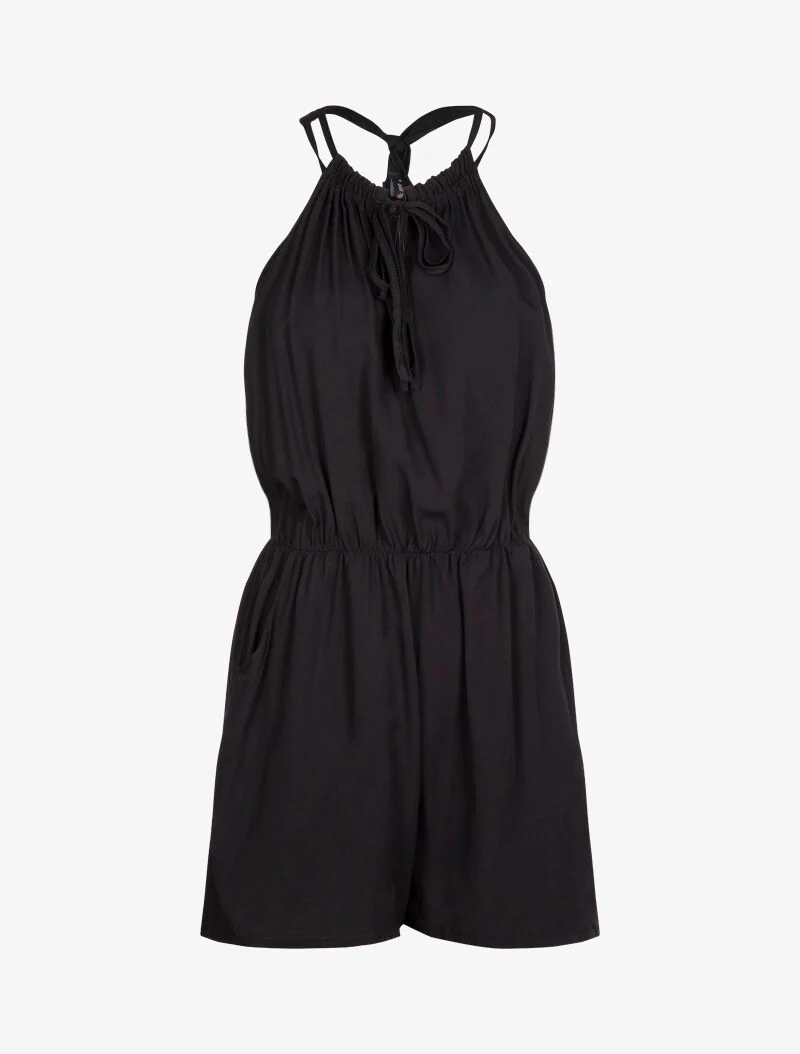Combishort fluide uni - noir