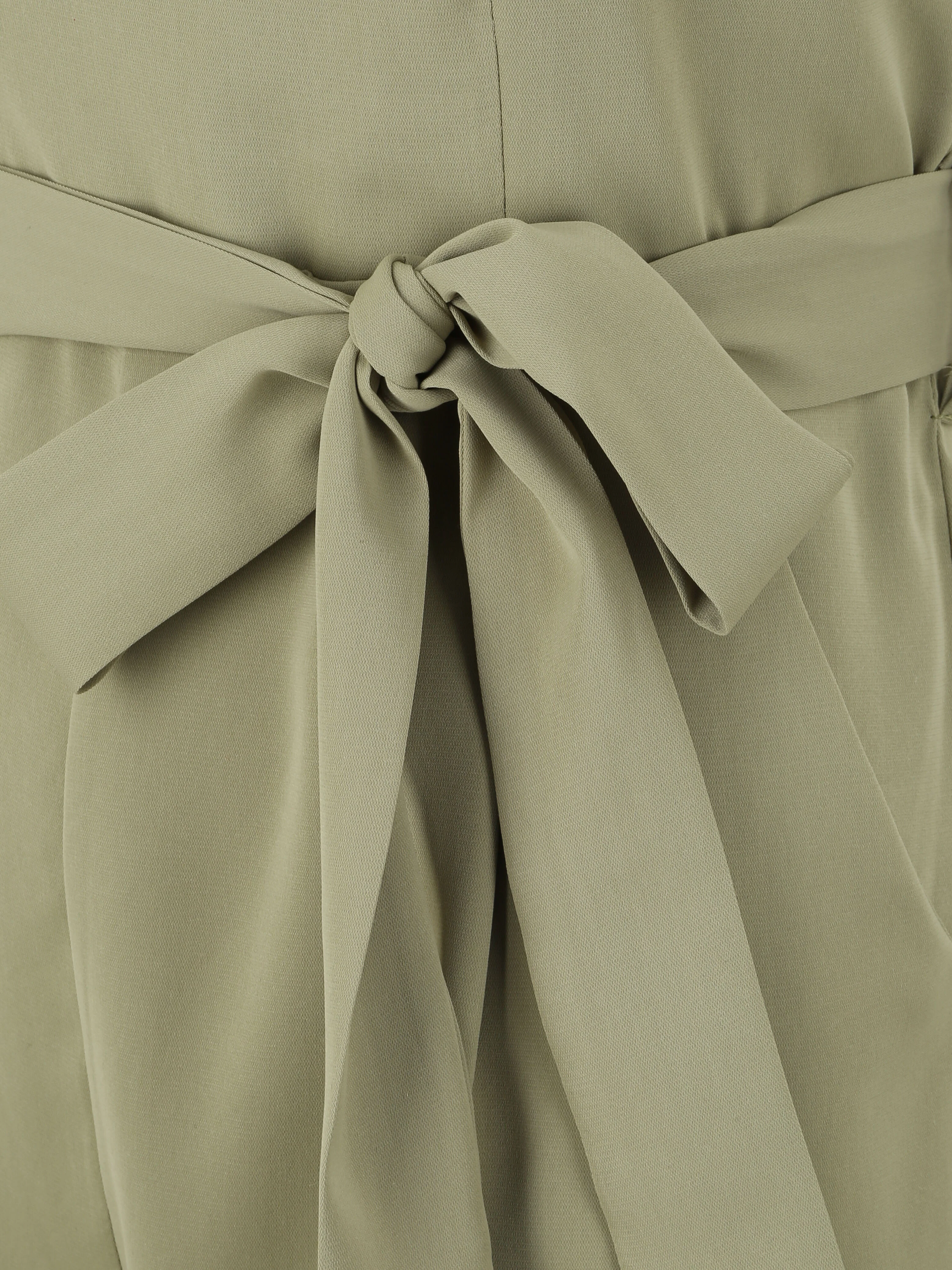 Combishort fluide unie - Kaki - Image 3