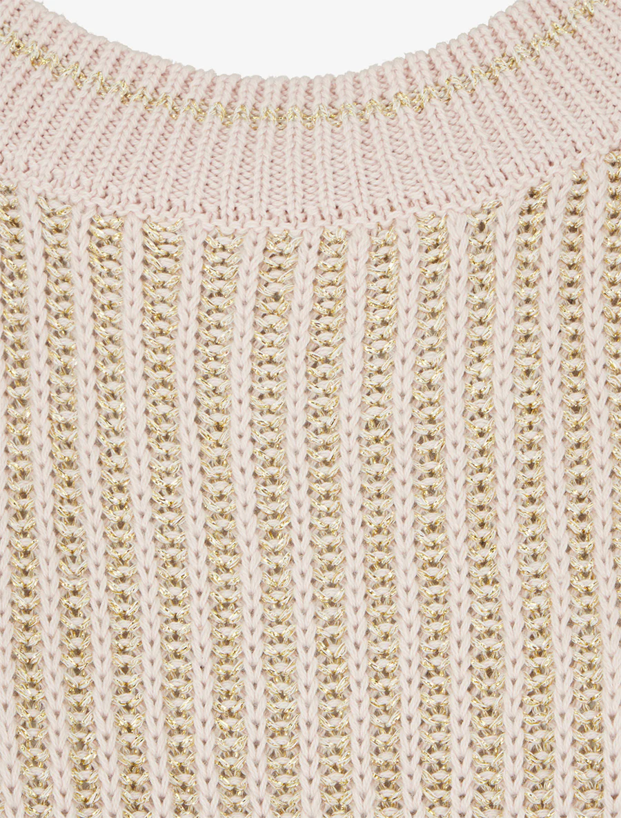 Crop pull irisé - Rose - Image 3