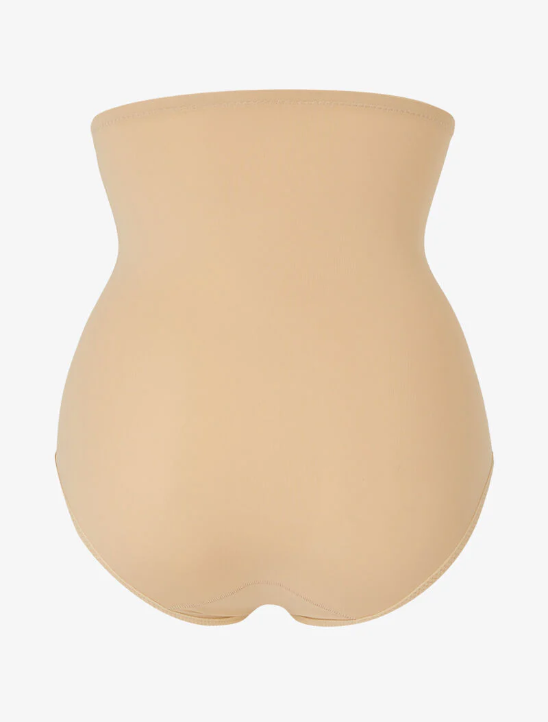 Culotte gainante à coutures contrastantes - beige - Image 2