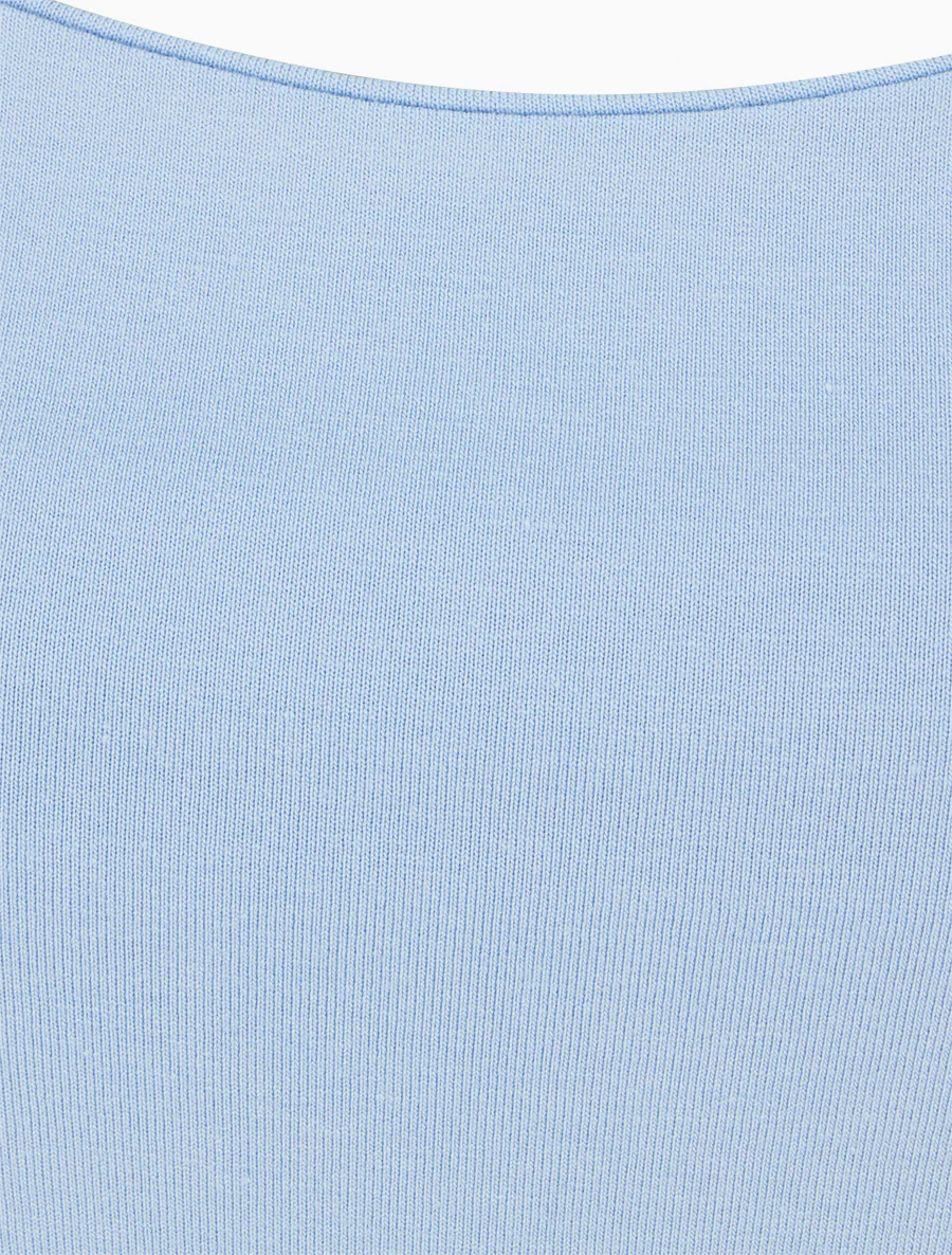 Débardeur classique uni - Bleu ciel - Image 3