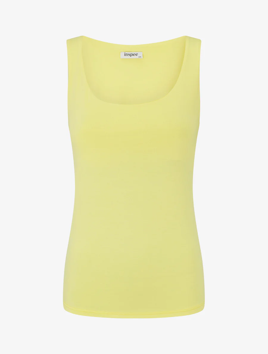 Débardeur classique uni - Jaune