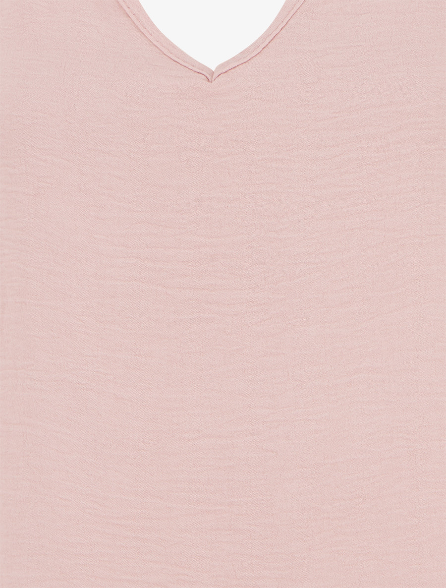 Débardeur droit à dos nageur - Rose - Image 3