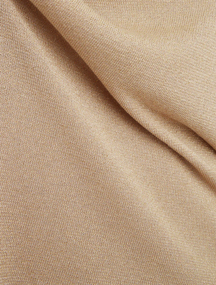 Débardeur en maille irisée à dentelle - Taupe - Image 3